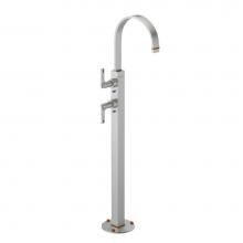 Rubinet 3FRTLSNACM - Floor Mount Tub Filler