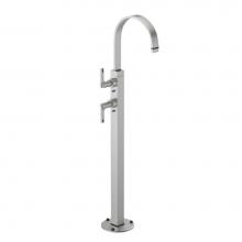 Rubinet 3FRTLSNMB - Floor Mount Tub Filler