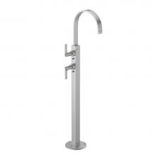 Rubinet 3FRTLSNSC - Floor Mount Tub Filler