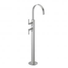 Rubinet 3FRTLSNWH - Floor Mount Tub Filler