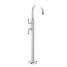 Rubinet 3FRTLWHABM - Floor Mount Tub Filler