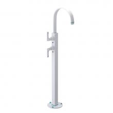 Rubinet 3FRTLWHAQ - Floor Mount Tub Filler