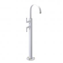 Rubinet 3FRTLWHBB - Floor Mount Tub Filler