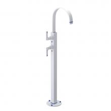 Rubinet 3FRTLWHBJ - Floor Mount Tub Filler