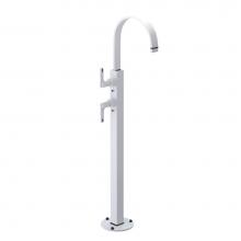 Rubinet 3FRTLWHBK - Floor Mount Tub Filler