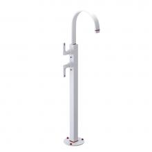 Rubinet 3FRTLWHMR - Floor Mount Tub Filler