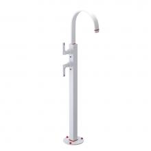 Rubinet 3FRTLWHRD - Floor Mount Tub Filler