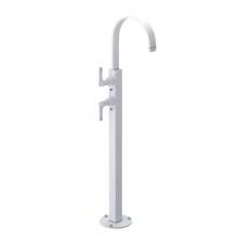 Rubinet 3FRTLWHSN - Floor Mount Tub Filler