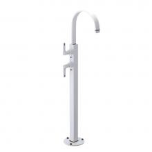 Rubinet 3FRTLWHTB - Floor Mount Tub Filler