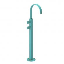 Rubinet 3FRTQAQABM - Floor Mount Tub Filler