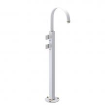 Rubinet 3FRTQMWABM - Floor Mount Tub Filler