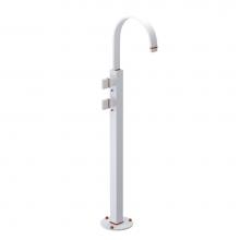 Rubinet 3FRTQMWACM - Floor Mount Tub Filler