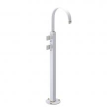 Rubinet 3FRTQMWBB - Floor Mount Tub Filler