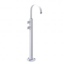 Rubinet 3FRTQMWBJ - Floor Mount Tub Filler