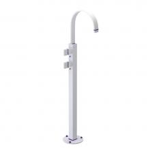 Rubinet 3FRTQMWPH - Floor Mount Tub Filler