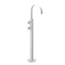 Rubinet 3FRTQMWSC - Floor Mount Tub Filler