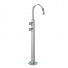 Rubinet 3FRTQSNAQ - Floor Mount Tub Filler