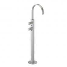 Rubinet 3FRTQSNSC - Floor Mount Tub Filler