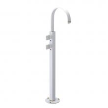 Rubinet 3FRTQWHNB - Floor Mount Tub Filler