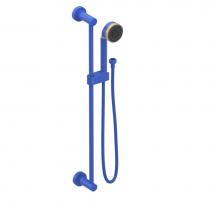 Rubinet 4GGN3BJSB - Adjustable Slide Bar With Hand Held Shower Assembly 3 Function