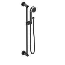 Rubinet 4GGN3BKSC - Adjustable Slide Bar With Hand Held Shower Assembly 3 Function