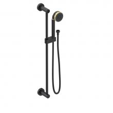 Rubinet 4GGN3MBGD - Adjustable Slide Bar With Hand Held Shower Assembly 3 Function