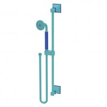 Rubinet 4GMQ0AQBJ - Adjustable Slide Bar With Hand Held Shower Assembly