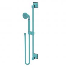 Rubinet 4GMQ0AQOB - Adjustable Slide Bar With Hand Held Shower Assembly