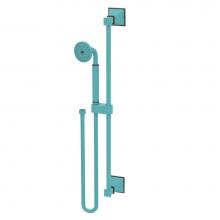 Rubinet 4GMQ0AQTB - Adjustable Slide Bar With Hand Held Shower Assembly