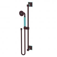 Rubinet 4GMQ0BDAQ - Adjustable Slide Bar With Hand Held Shower Assembly