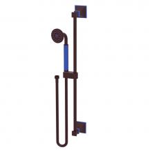 Rubinet 4GMQ0BDBJ - Adjustable Slide Bar With Hand Held Shower Assembly