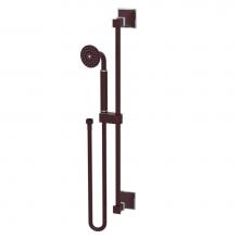 Rubinet 4GMQ0BDCH - Adjustable Slide Bar With Hand Held Shower Assembly