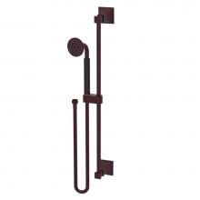 Rubinet 4GMQ0BDMB - Adjustable Slide Bar With Hand Held Shower Assembly