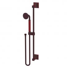 Rubinet 4GMQ0BDMR - Adjustable Slide Bar With Hand Held Shower Assembly