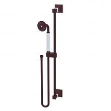 Rubinet 4GMQ0BDWH - Adjustable Slide Bar With Hand Held Shower Assembly