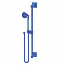 Rubinet 4GMQ0BJAQ - Adjustable Slide Bar With Hand Held Shower Assembly