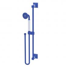 Rubinet 4GMQ0BJMW - Adjustable Slide Bar With Hand Held Shower Assembly