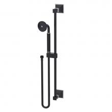 Rubinet 4GMQ0BKSC - Adjustable Slide Bar With Hand Held Shower Assembly