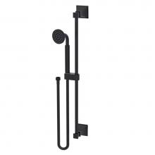 Rubinet 4GMQ0MBBK - Adjustable Slide Bar With Hand Held Shower Assembly