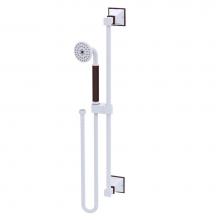 Rubinet 4GMQ0MWBD - Adjustable Slide Bar With Hand Held Shower Assembly