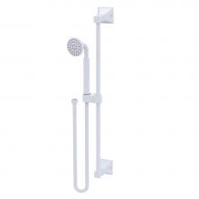 Rubinet 4GMQ0MWMW - Adjustable Slide Bar With Hand Held Shower Assembly