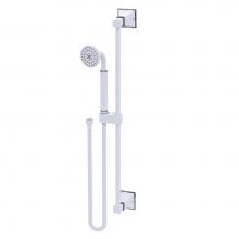 Rubinet 4GMQ0MWPN - Adjustable Slide Bar With Hand Held Shower Assembly