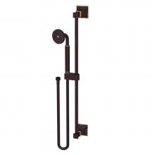 Rubinet 4GMQ0OBBB - Adjustable Slide Bar With Hand Held Shower Assembly