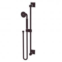 Rubinet 4GMQ0OBCH - Adjustable Slide Bar With Hand Held Shower Assembly