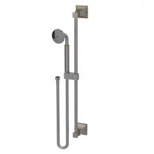 Rubinet 4GMQ0PNABM - Adjustable Slide Bar With Hand Held Shower Assembly