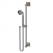 Rubinet 4GMQ0PNBB - Adjustable Slide Bar With Hand Held Shower Assembly