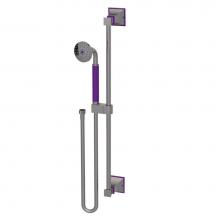 Rubinet 4GMQ0PNPH - Adjustable Slide Bar With Hand Held Shower Assembly