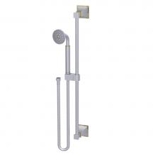 Rubinet 4GMQ0SCGD - Adjustable Slide Bar With Hand Held Shower Assembly