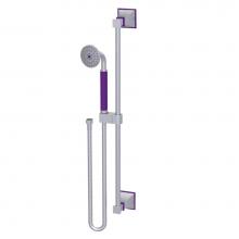 Rubinet 4GMQ0SCPH - Adjustable Slide Bar With Hand Held Shower Assembly