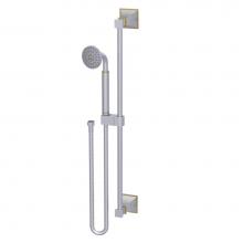 Rubinet 4GMQ0SCSB - Adjustable Slide Bar With Hand Held Shower Assembly